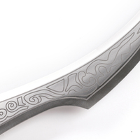 Replika Pedang Senjata Asli LOL League of Legends 75cm Katarina the Sinister Blade Bilah Tidak Tajam 1300g