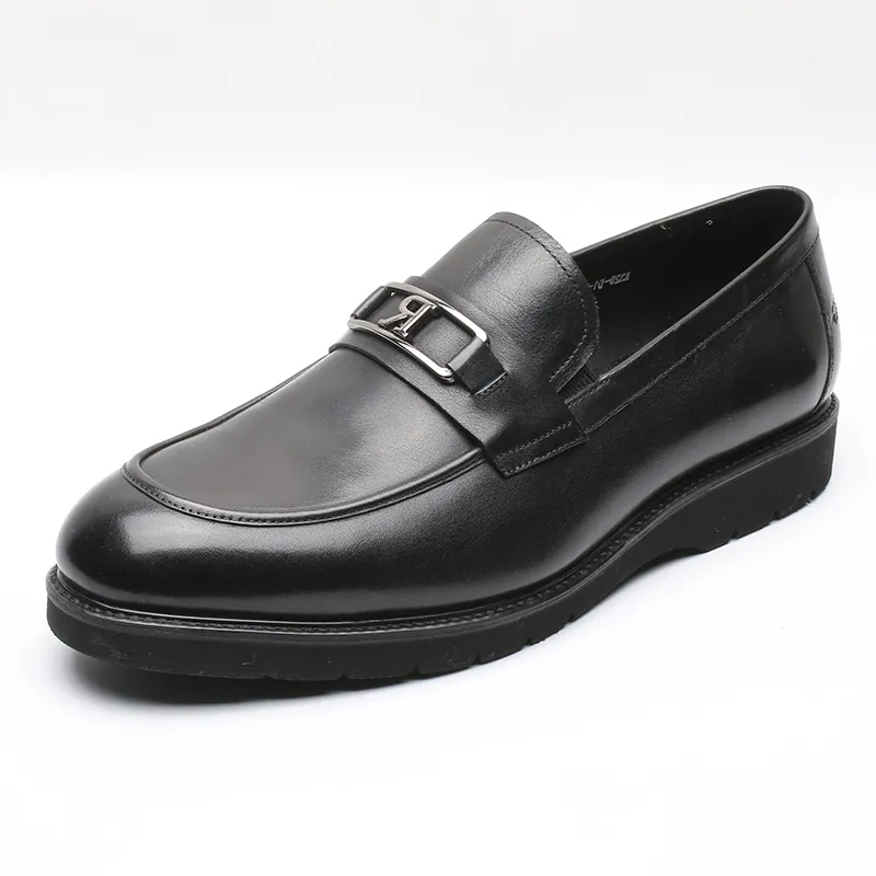 Horsebit Loafers Men Loafer Shoes Leather Casual Genuine