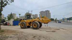 Chargeuse sur pneus Caterpillar 966F d'occasion fabriquée au Japon, chargeuse frontale avec moteur Caterpillar, transmission 4x4, capacité de 7 tonnes, à vendre - Product Image 2