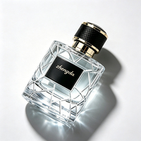 Flacon vaporisateur de parfum rond de luxe 100 ml avec logo personnalisé, rechargeable, pour voyage, avec coffret cadeau de luxe