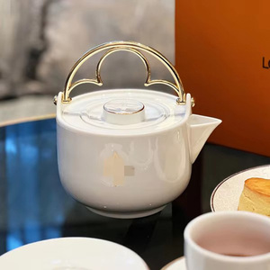 Nordic Style Creative Personality Crown Cat Ceramic Cold Kettle <b>Set</b> with <b>Cup</b> Tray Home Water <b>Set</b> Gift Coffee Mug - Product Image 2