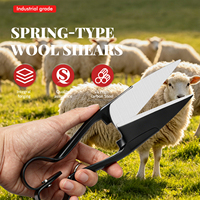 Schafschere Landwirtschaftliche Schneideschere Stahlwolltrimmer Werkzeuge Einbogige Gerade Scharfe Schneideschere Bypass-Schafhaarschere