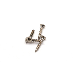 Tornillo Autorroscante Torx de Cabeza Avellanada, Niquelado, Tornillos Autorroscantes Torx de Cabeza Plana para Herrajes de Muebles - Product Image 2