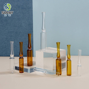 Ampoules pharmaceutiques imprimées pour injection <span class=keywords><strong>de</strong></span> <span class=keywords><strong>vitamine</strong></span> <span class=keywords><strong>C</strong></span>, ampoules en verre neutre ouvertes - Product Image 3