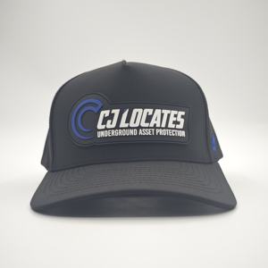 Casquettes de golf personnalisées avec logo en patch PVC, motif léopard/à pois, performance réglable, 5 panneaux, noires, casquettes de baseball sportives - Product Image 2