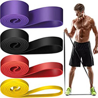 Bandas de Resistencia de Látex con Logotipo Personalizado al por Mayor, Bandas Elásticas de Múltiples Niveles para Gimnasio, Asistencia en Dominadas, Entrenamiento Físico