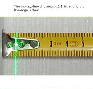 建設用屋外3Dポータブルミニレーザーレベルメーターツール緑色光クロスレーザーレベル測定 - Product Image 4