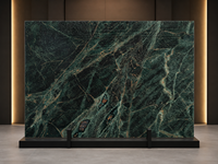 Dalle de marbre volcanique luxuriant polie pour plan de travail de cuisine, panneau mural TV, dessus de meuble de salle de bain, contour de cheminée, dessus de console, plateau de table