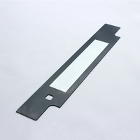 Verre trempé Gorilla OEM pour écran électronique domestique, anti-rayures, avec bordure noire imprimée en soie