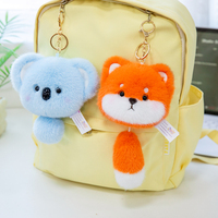 Nouvelles Peluches Mignonnes Koala, Jouets Renard en Peluche, Boîtes à Musique, Cadeaux Poupées Lapin, Porte-clés Peluche Extensible, Jouets Animaux en Peluche Lapin