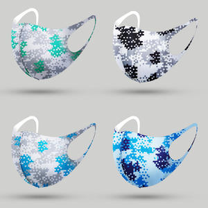 Halloween FaceMasks lavável para adultos seda gelo fresco e personalizado moda reutilizável e elegante - Product Image 3