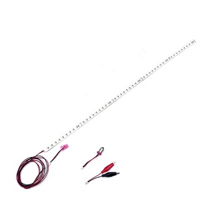 Bande lumineuse LED OEM pour jeu de flipper, éclairage LED 6,3 volts avec transparent 194 # 47 adaptateurs alligator 3 connecteurs - Product Image 5