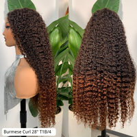 Perruques Lace Frontal Kinky Straight 13x6 de 20 pouces, en cheveux humains bruts, avec dentelle HD transparente 13x4, pour femmes noires