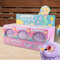 Coquillage de mer pierre enfants artisanat sirène bricolage Kit de fouilles archéologiques creuser ensemble de jouets pour enfants jouets pour enfants