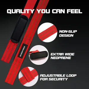 Lifting Wrist Straps For Weightlifting Power Lifting Straps Bodybuilding Strength Training