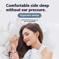 Khusus kabel In-Ear Headset HIFI dengan 3.5mm antarmuka tipe-c koneksi silikon tidur tidak Pressa Ble JL Chipset