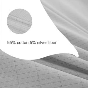 Drap de mise à la terre antistatique bactéricide doux, avec 95% coton biologique et 5% fibre d'argent, pour la maison, l'hôtel et l'hôpital - Product Image 6