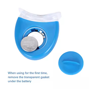 Kit de blanchiment dentaire professionnel portable avec 5 lumières LED et seringues de gel blanchissant, personnalisation de la marque pour une utilisation à domicile et en voyage - Product Image 3