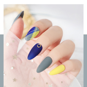 Ailanuo ชุดทาเล็บสีเทาไพ่9สี15มล. ชุดสีเทาเหมาะสำหรับการบำบัดด้วยแสงแบบ DIY กาวทาเล็บผู้จำหน่ายกาวทาเล็บ - Product Image 3