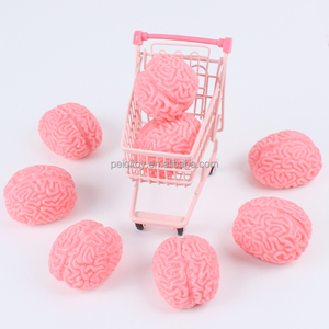 Juguete Sensorial Antiestrés con Forma de Cerebro, Bola de Espuma para Apretar, Divertido Cerebro Falso, Decoración para Halloween - Product Image 2