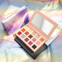 Palette de fards à paupières de haute qualité pour maquillage professionnel, haute pigmentation, personnalisable, idéale comme cadeau.