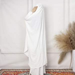 Chất Lượng Cao Malaysia Khiêm tốn Phong Cách Tudung Cầu Nguyện Đặt Telekung Mềm Mại Thoải Mái Phụ Nữ Thoáng Khí Hồi Giáo Ramadhan - Product Image 2