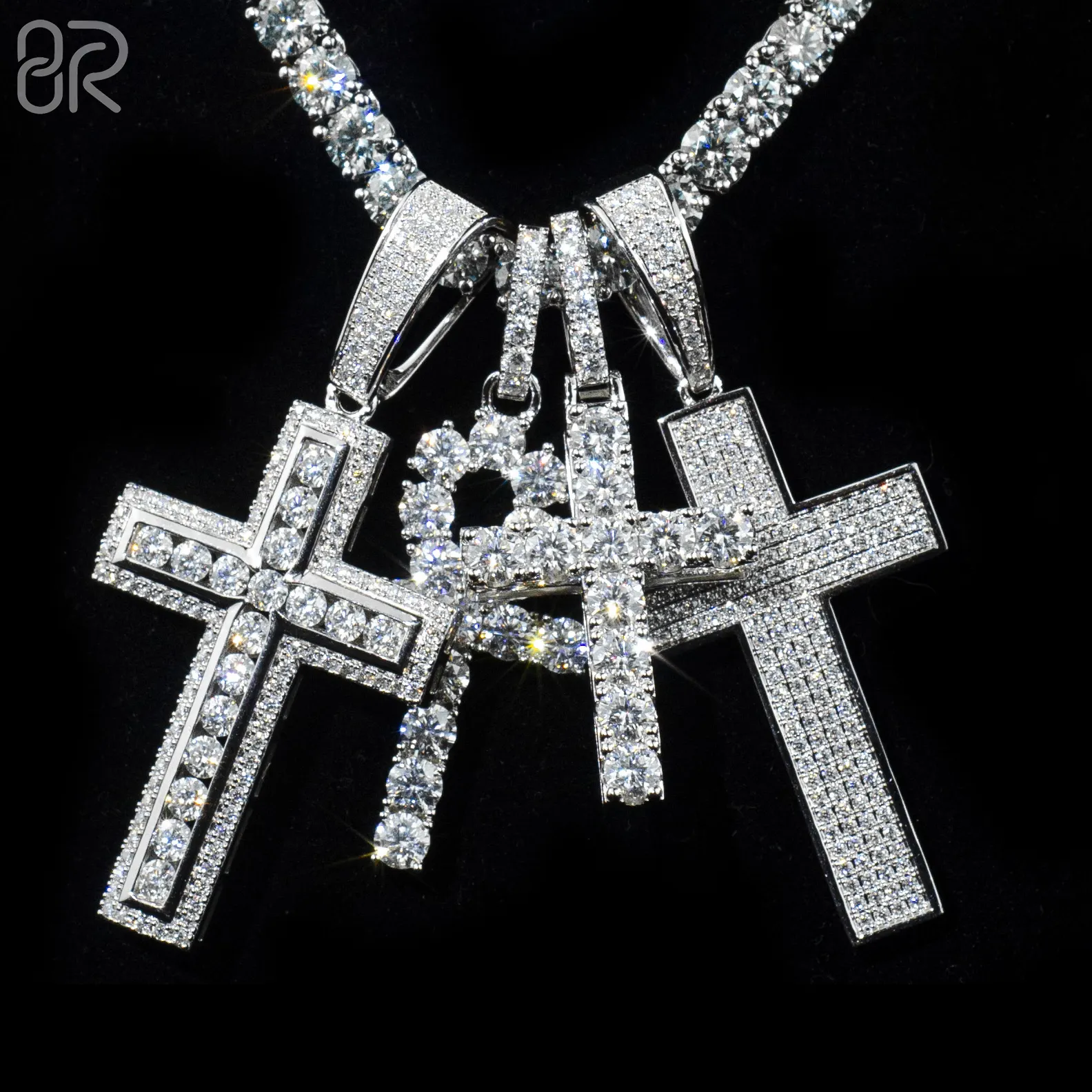 silver jewelry crosses