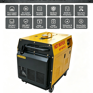 Generador Diésel Silencioso Kipor de 8Kva, Mini Compacto con Cubierta Insonorizada, para Pequeños Cafés, Tiendas en el <span class=keywords><strong>Centro</strong></span> de la Ciudad, Fuente de Energía de Emergencia - Product Image 3