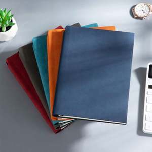 Libreta Ecológica de Cuero PU Azul con Logotipo Personalizado, A5, para Oficina, Diario, Apertura Plana, Portátil, con Puntos, con Bolígrafo - Product Image 2