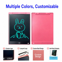 Tablettes de dessin LCD multicolores personnalisées sans papier, jouets à gribouiller pour enfants, cadeaux éducatifs amusants et ludiques