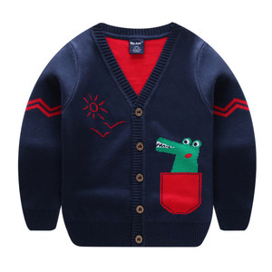 Wholesale Clothing Boy Big Children Cardigan Knitting Sweater Designs for Kids From Import China Products - Product Image 4