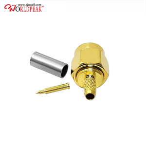 RF圧着コネクタ50オーム<span class=keywords><strong>SMA</strong></span>男性電気プラグストレートコネクタRG174 RG316 LMR100同軸ケーブル用 - Product Image 5