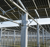 Système de rails solaires en acier Q235 haute performance galvanisé à chaud pour l'installation en zone ouverte en Arabie Saoudite et dans les pays du Golfe