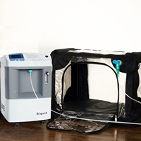 Concentrateur d'oxygène portable Longfian 10L pour petits animaux, faible bruit, débit élevé, distribution continue, usage vétérinaire et domestique