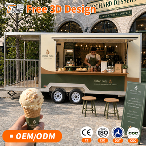 Rimorchio per catering, Rimorchio per concessioni, Carretto per bubble tea, Furgone per milk tea, Rimorchio per gelati, Food truck per hamburger - Product Image 1
