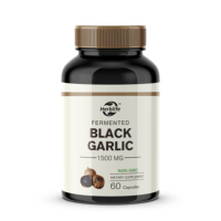 Capsules d'ail noir fermenté OEM/ODM très vendues pour la santé immunitaire, cellulaire, antioxydante et cardiaque, 60 capsules