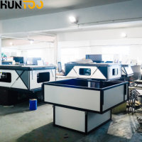 Huntoo Hardtop personnalisable en aluminium pour camionnette, type pop-up, à glisser sur le véhicule, pour camping-car, remorque, pick-up, ou auvent de camping