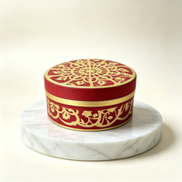 Boîte cadeau cylindrique ronde faite à la main, impression couleur intégrale, emballage de luxe en papier pour cosmétiques, bijoux, bougies, cadeaux