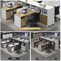 Bureau bureau personnel bureau simple moderne écran station casier partition employé bureau d'ordinateur