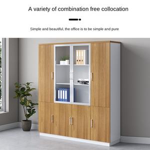 Archivador Moderno XT de Doble Puerta de Madera, Archivador de Oficina con Dos Puertas y Librería en Uno, Archivador de Pie de Origen Chino - Product Image 2