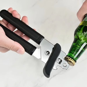 Professional Tin Manual Can Opener Multifunctional Stainless Steel <b>Beer</b> Grip Opener Side Cut Cans <b>Bottle</b> Opener Kitchen Gadgets - Product Image 5