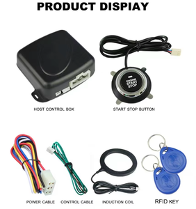 Sistema de Alarma Antirrobo para Automóvil con Inmovilizador RFID Unidireccional Modelo <span class=keywords><strong>A1</strong></span>, Precio de Fábrica, con Función de Encendido/Apagado del Motor - Product Image 3