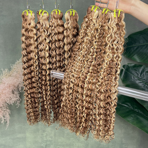 Extensiones de Cabello Humano Virgen 100% Natural, Ondulado Profundo, Color P4/27, Venta al Por Mayor - Product Image 2