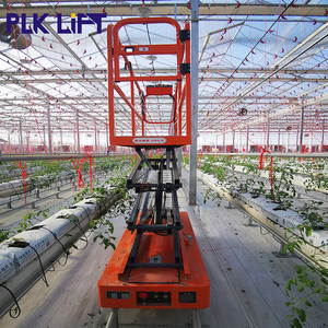 Carrito de riel de tubería Tijera Plataformas eléctricas Escalera de cosecha móvil hidráulica para agricultura - Product Image 3