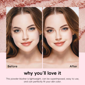 Rubor Personalizado OEM al por Mayor, Paleta de Rubor de Alta Pigmentación, Resistente al Agua, de Larga Duración, Rubor de un Solo Color, Marca Privada - Product Image 6