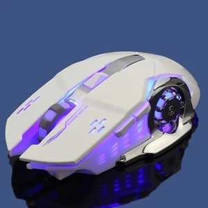 Tốt Nhất Bán Chuột FV-W502 2.4Ghz Không Dây Chơi Game Sáng Chuột Có Thể Sạc Lại Im Lặng Chuột - Product Image 5