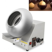 Machine à assaisonnement de snacks, mélangeur d'arômes alimentaires, machine à enrober les amandes, le sirop de sucre, les petites confiseries et le chocolat