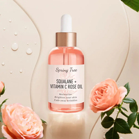 Sérum à l'huile de squalane de haute qualité, soin de la peau de qualité supérieure, massage corporel, 100% pur, végan, biologique, huile essentielle de rose pour le visage