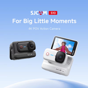 กล้องแอคชั่นแม่เหล็ก S10 4k หน้าจอพลิกได้ มินิสปอร์ต ขายส่งแบบครบวงจร ซีรีส์ทั้งหมด ตัวกล้องน้ำหนักเบาพิเศษเพียง 45 กรัม - Product Image 1