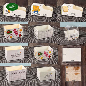 Cajas <span class=keywords><strong>de</strong></span> Embalaje para Alimentos VVG OEM ODM, Impresión Personalizada, Cajas Gruesas para Huevos, Tostadas, Hamburguesas, Desayunos y Sándwiches - Product Image 2